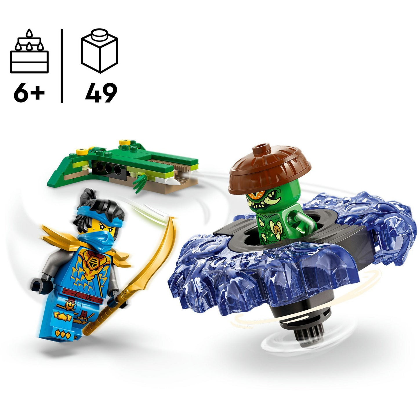 71849 Ninjago Nya vs. Elementarmonster-Spinner, Konstruktionsspielzeug