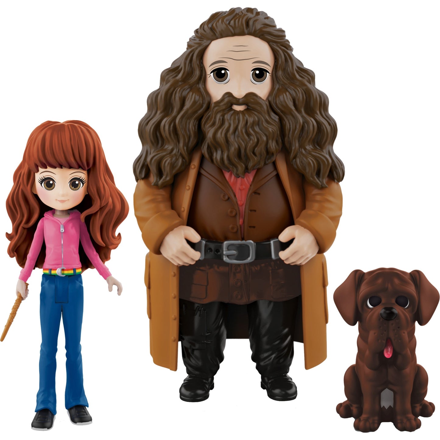 Spinmaster Wizarding World Harry Potter - Hermine Granger und Rubeus Hagrid (7,6 cm Sammelfiguren)