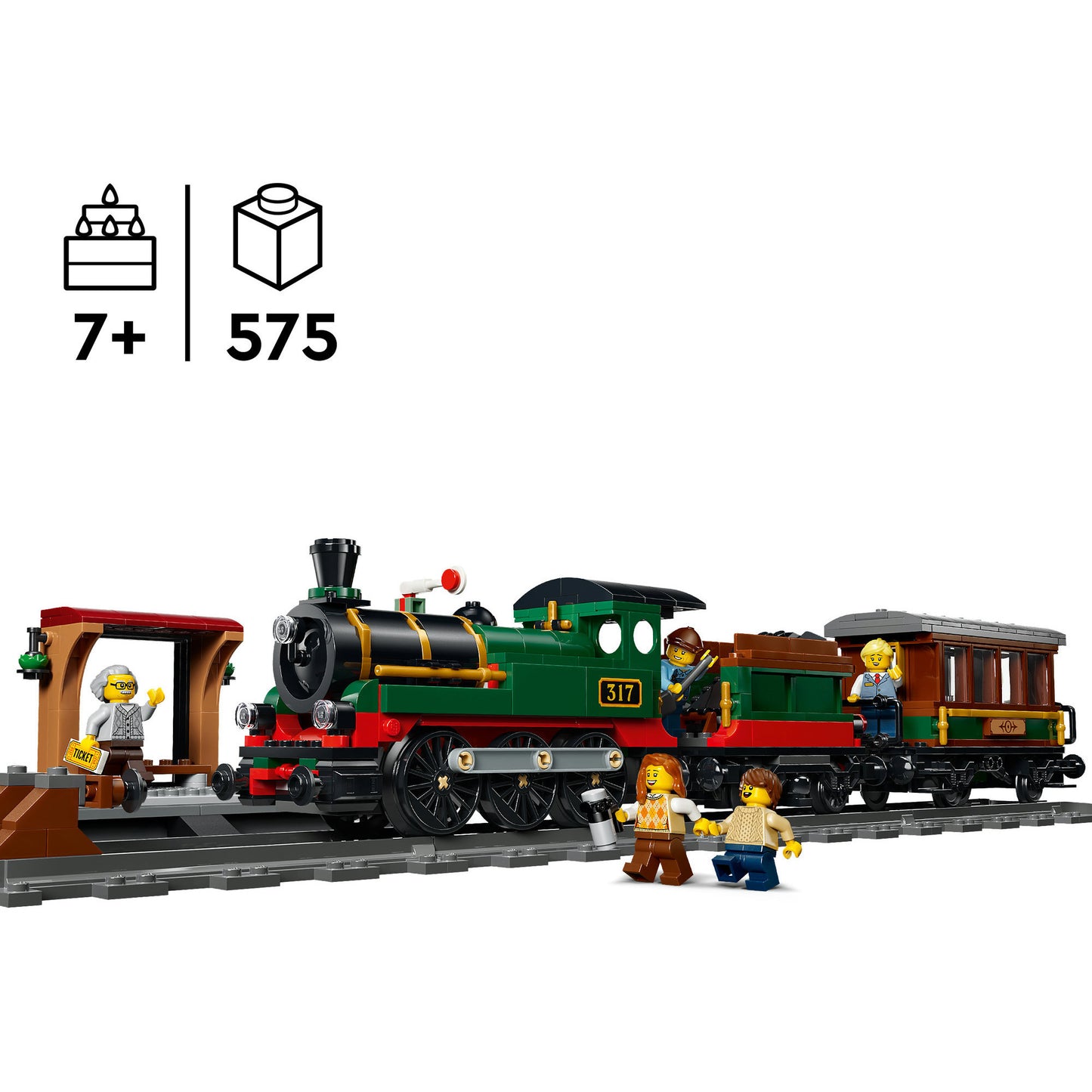 60511 City Klassischer Dampfzug, Konstruktionsspielzeug