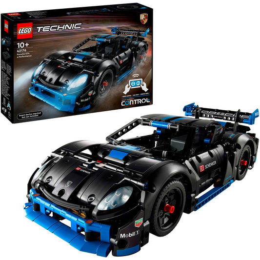 LEGO 42176 Technic Porsche GT4 e-Performance Rennwagen, Konstruktionsspielzeug