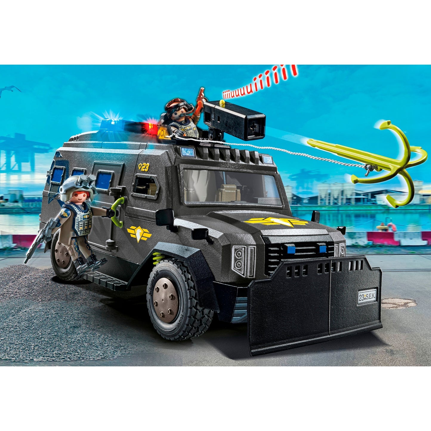 PLAYMOBIL 71144 City Action SWAT-Geländefahrzeug, Konstruktionsspielzeug