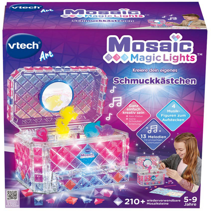 Ready, Set, School: Mosaic Magic Lights - Schmuckkästchen, Basteln