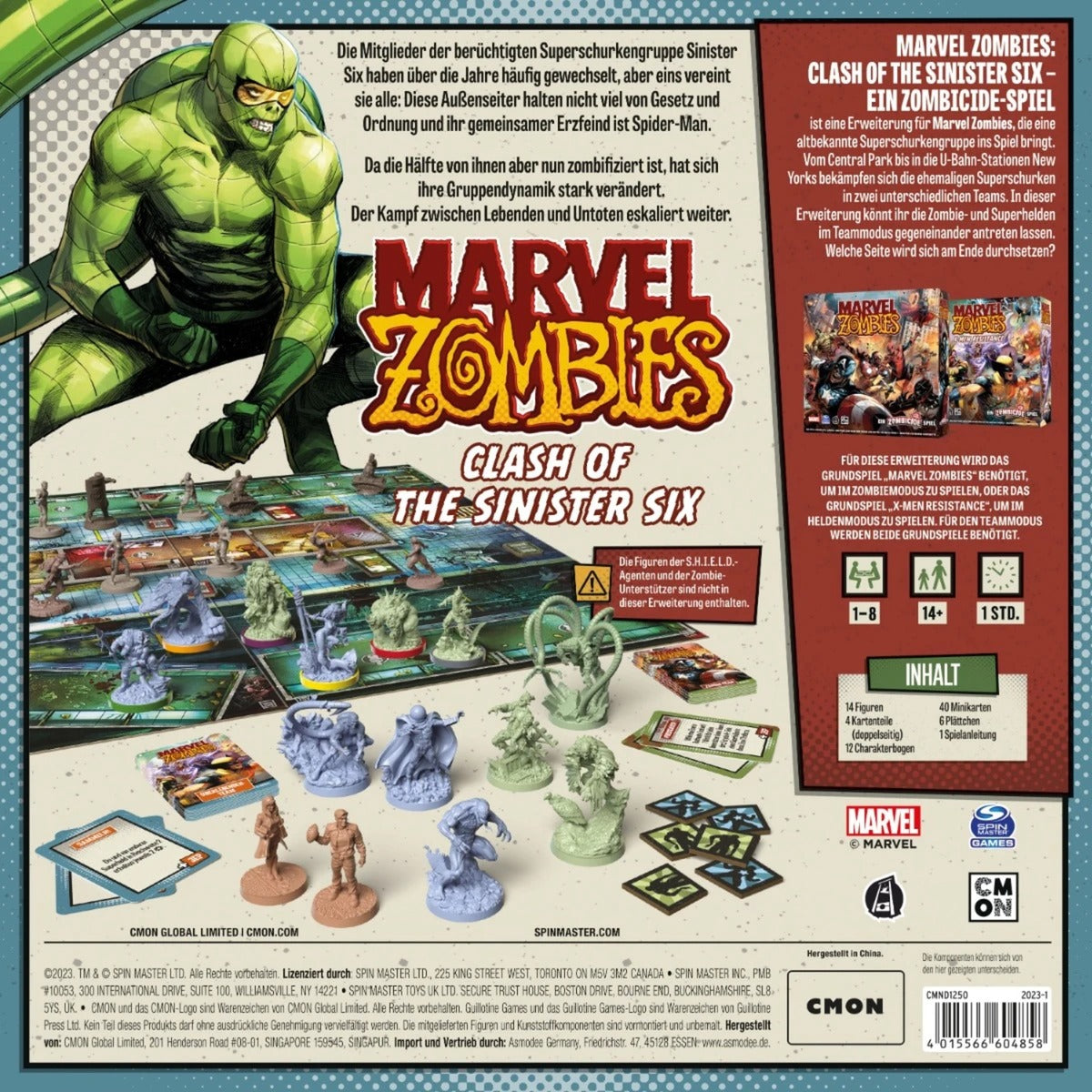 Asmodee Marvel Zombies - Clash of the Sinister Six, Kartenspiel