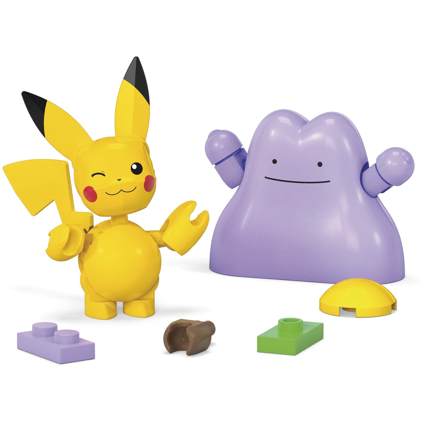 MEGA Pokémon 2er Pokéball Set - Pikachu und Ditto, Konstruktionsspielzeug
