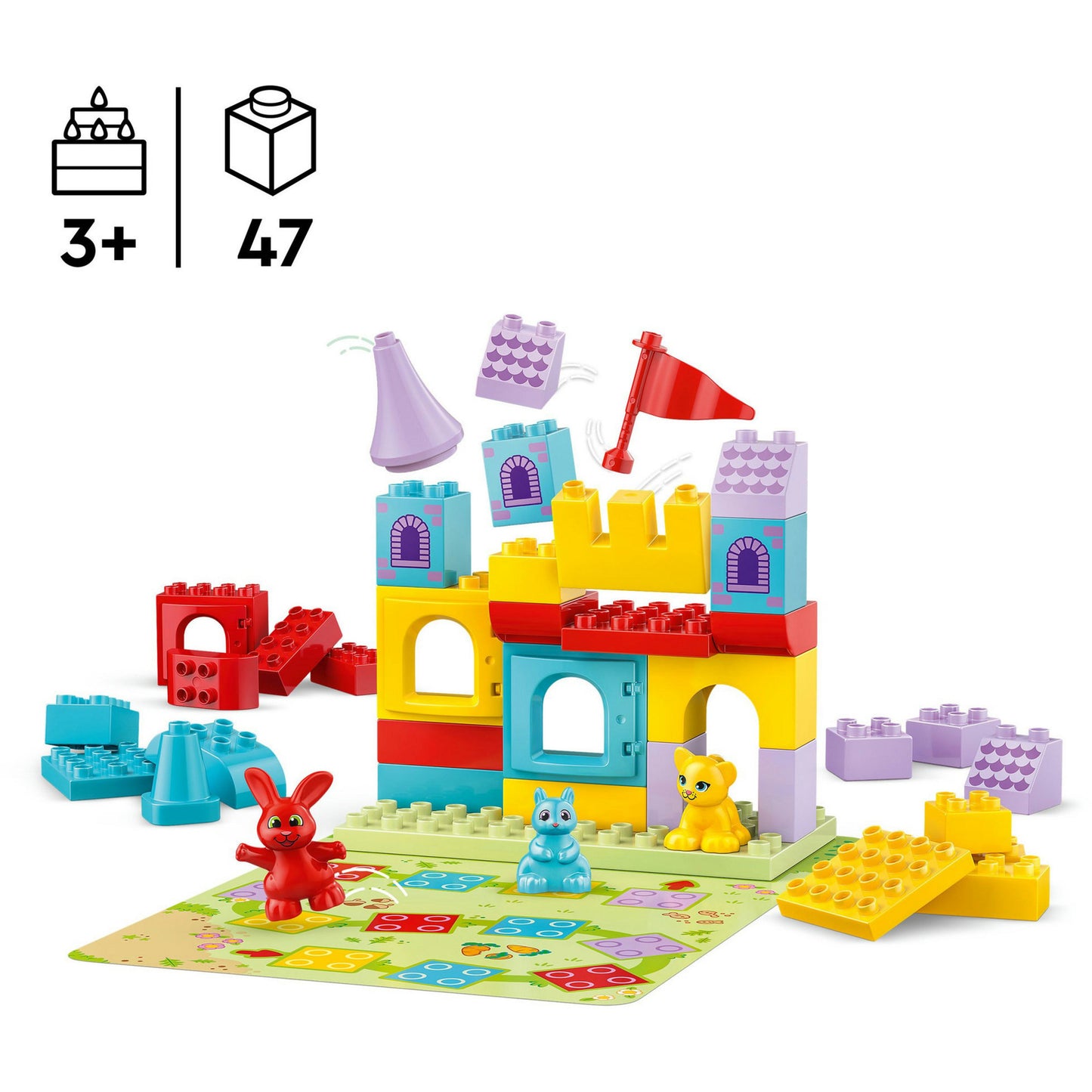 10450 DUPLO Hopsys Burgspiel, Konstruktionsspielzeug