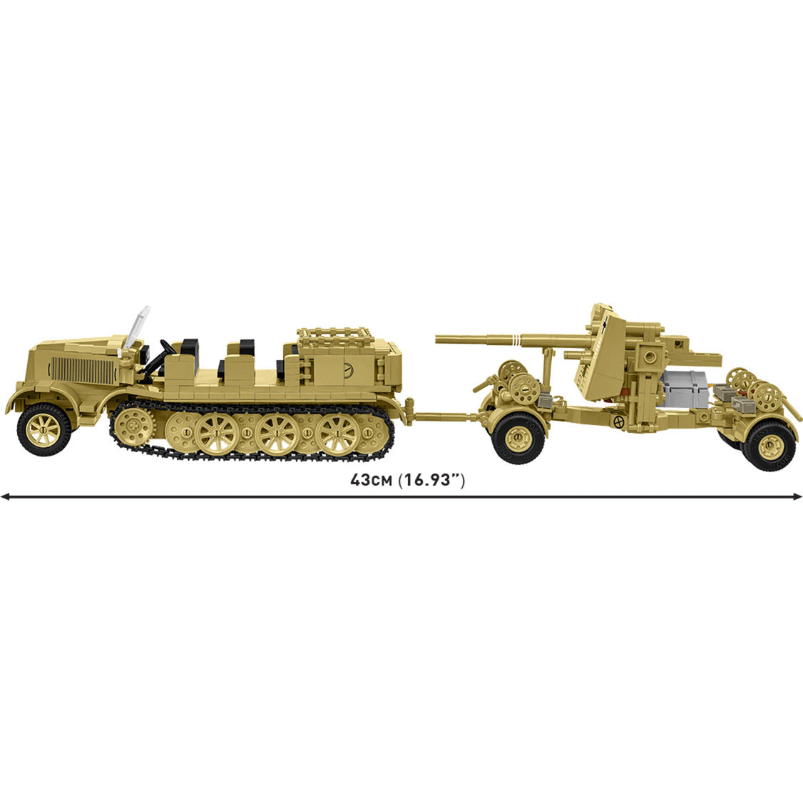 Sd.Kfz.8 und 8.8 cm Flak 36, Konstruktionsspielzeug