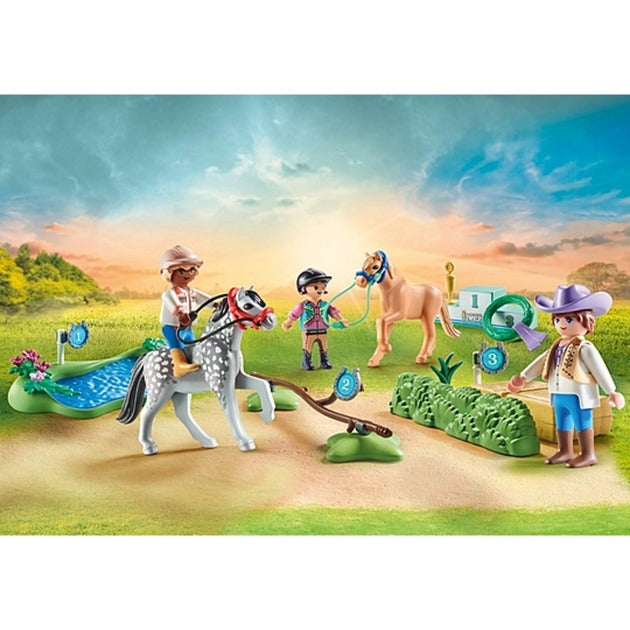 PLAYMOBIL 71495 Horses of Waterfall Ponyturnier, Konstruktionsspielzeug