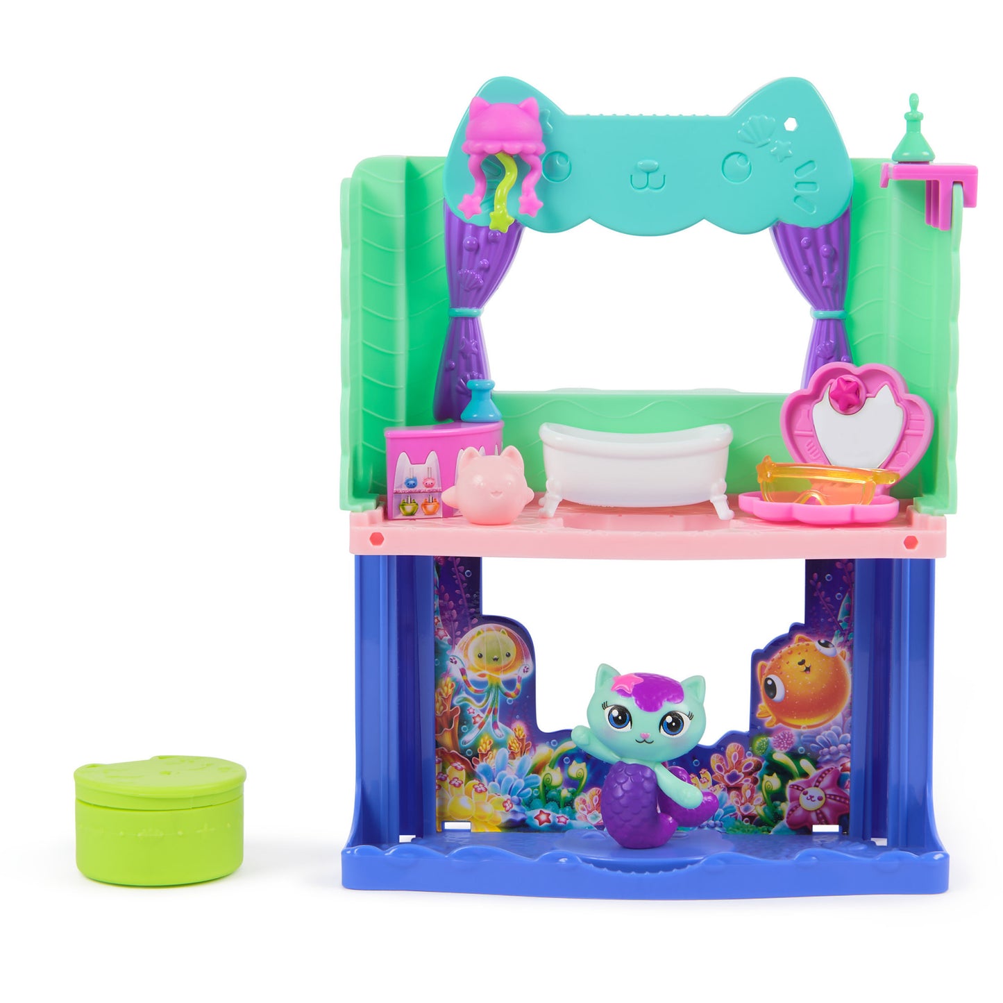 Gabby's Dollhouse: Der Film - Portal Raum Spa-tastisches Badezimmer von Meerkätzchen, Spielfigur