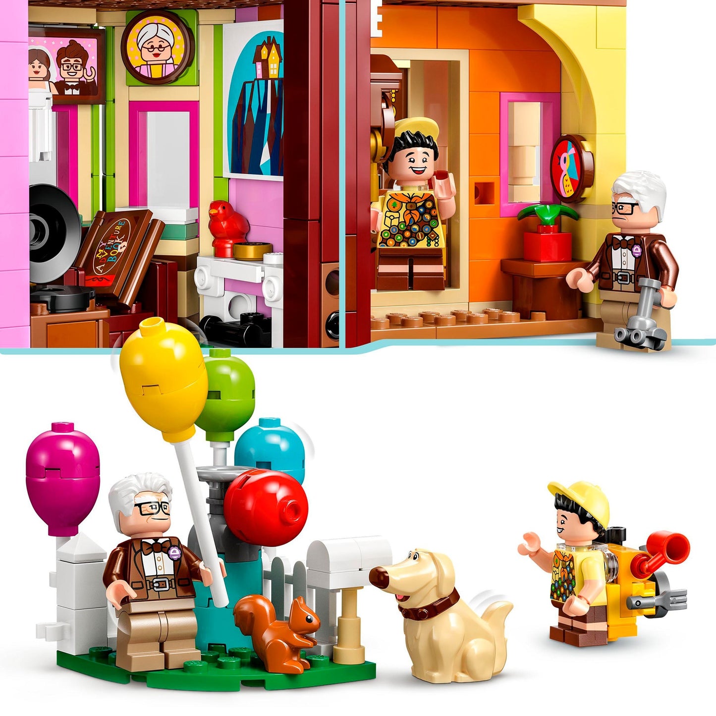 LEGO 43217 Disney Carls Haus aus "Oben", Konstruktionsspielzeug