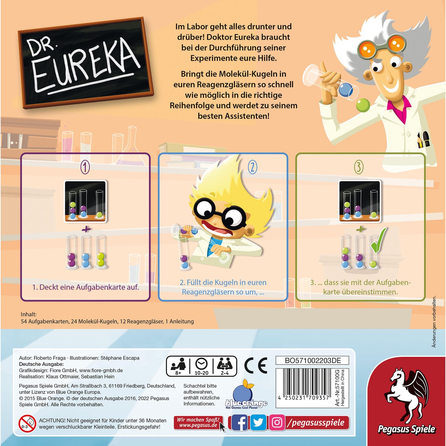 Dr. Eureka, Brettspiel