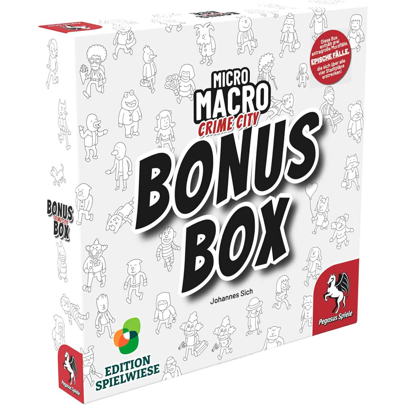 Pegasus MicroMacro: Crime City - Bonus Box, Brettspiel