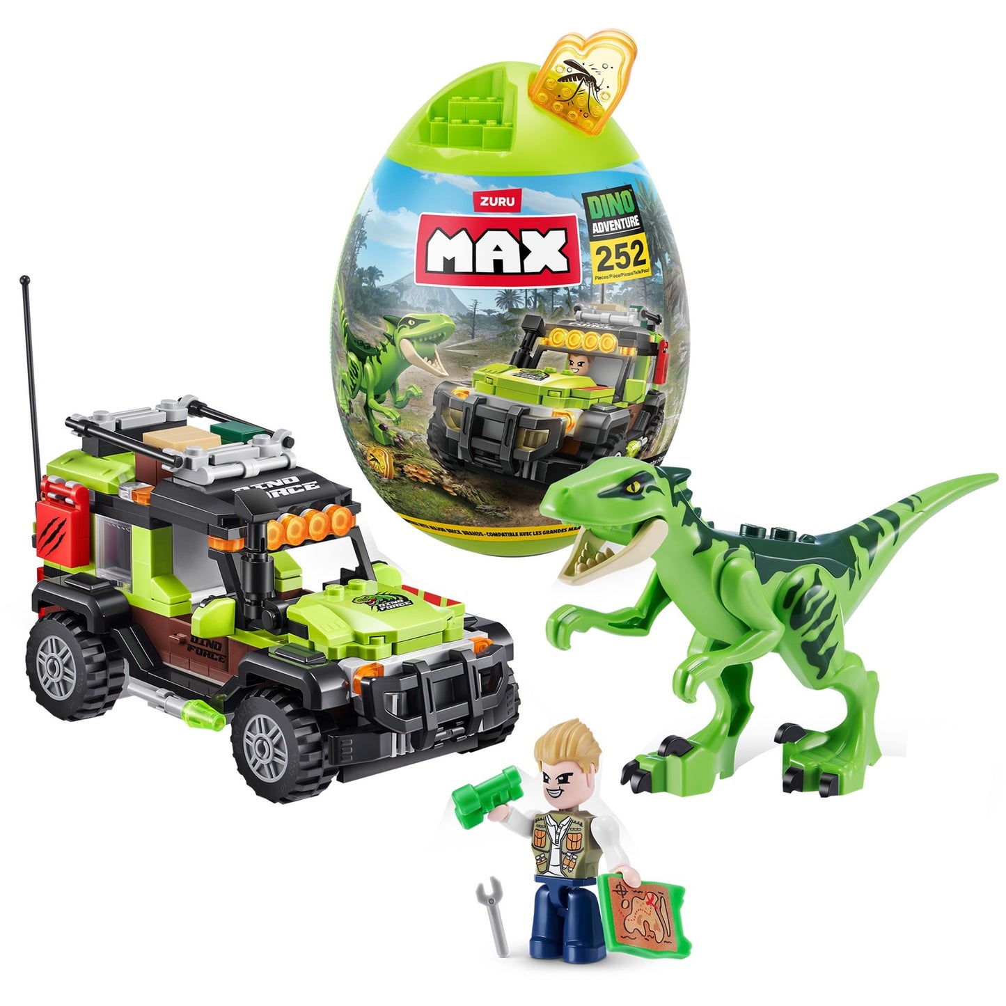 MAX  - Dino Adventure Raptor Force, Konstruktionsspielzeug