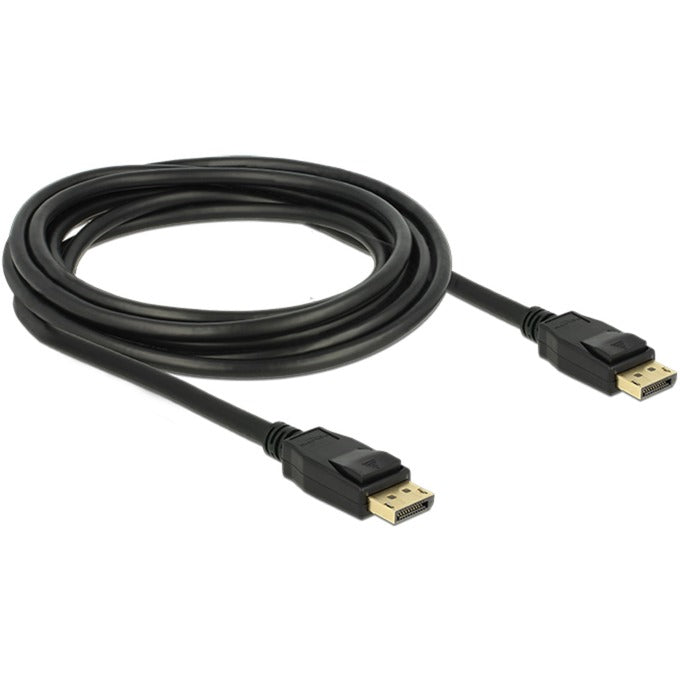 DeLOCK Kabel DisplayPort 1.2 Stecker > DisplayPort Stecker 4K (schwarz, 3 Meter)