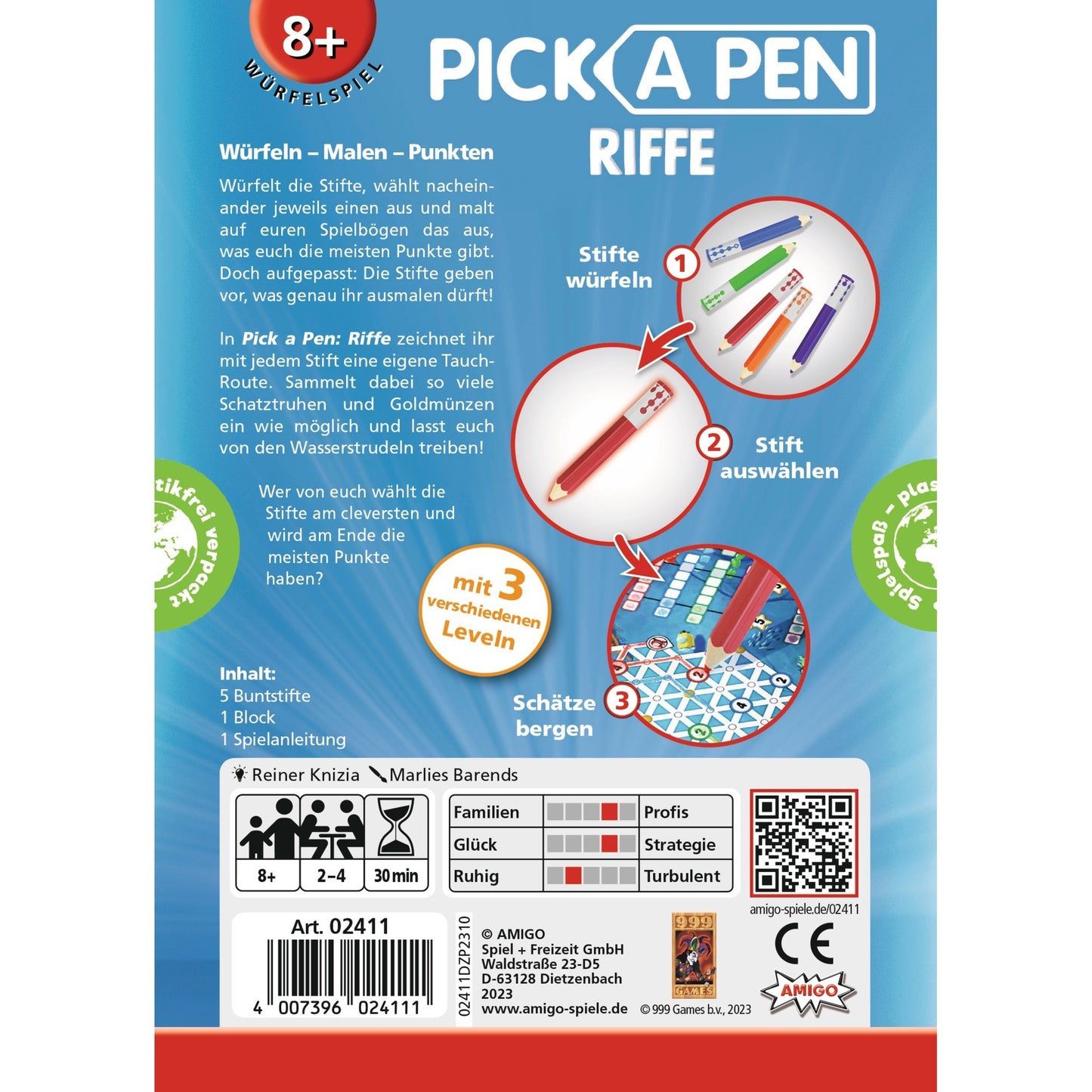 Amigo Pick a Pen: Riffe, Rätselspiel