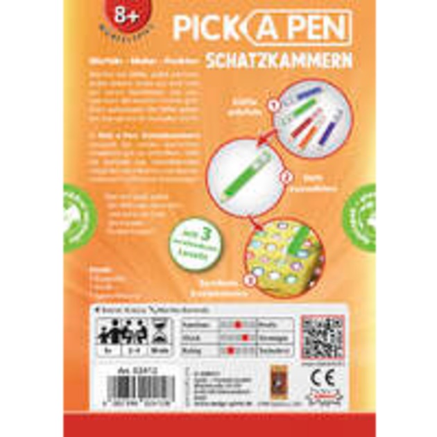 Amigo Pick a Pen: Schatzkammern, Rätselspiel