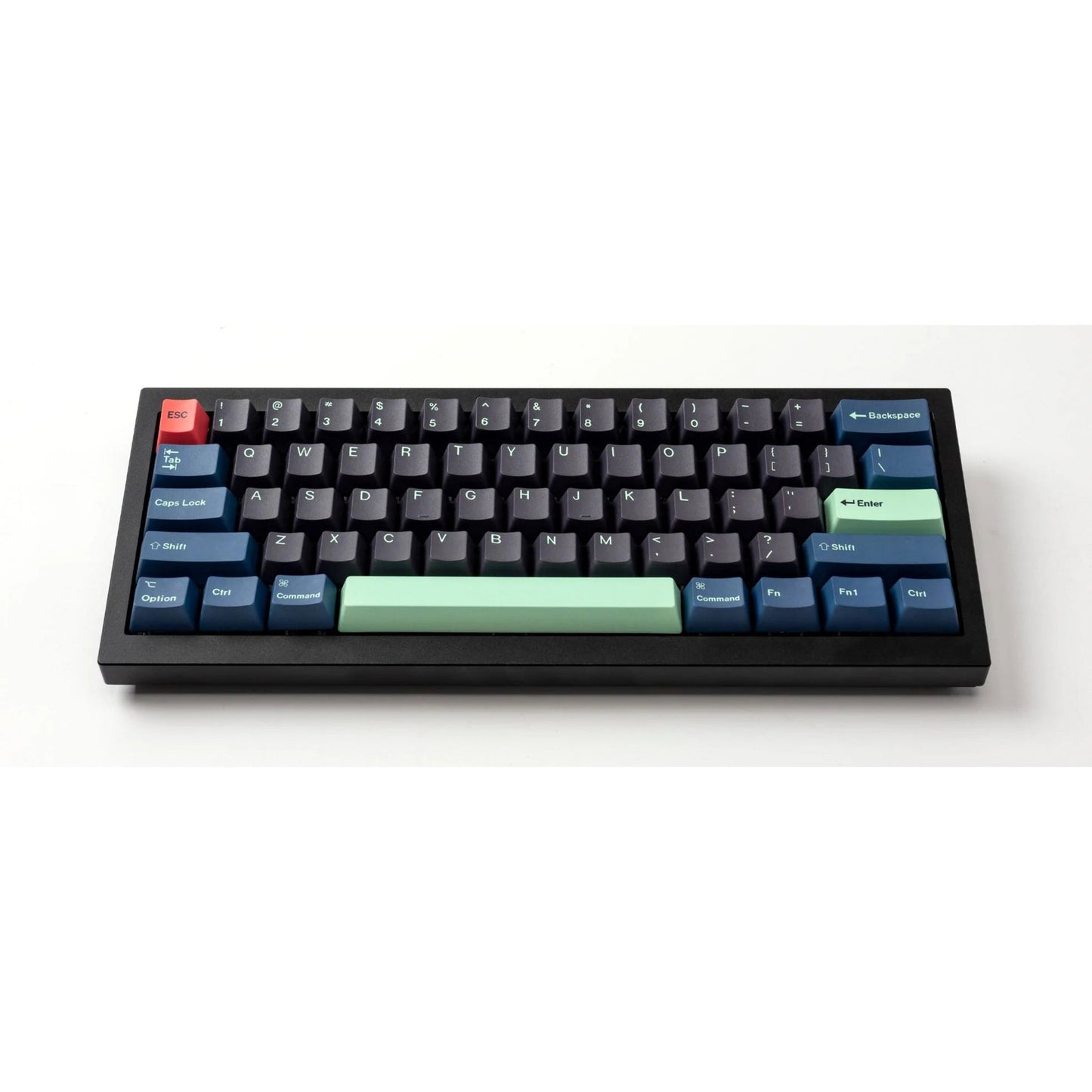 Keychron OEM Dye-Sub PBT Full Keycap-Set - Hacker (blaugrau/neon-grün, 137 Stück, DE-Layout (ISO))