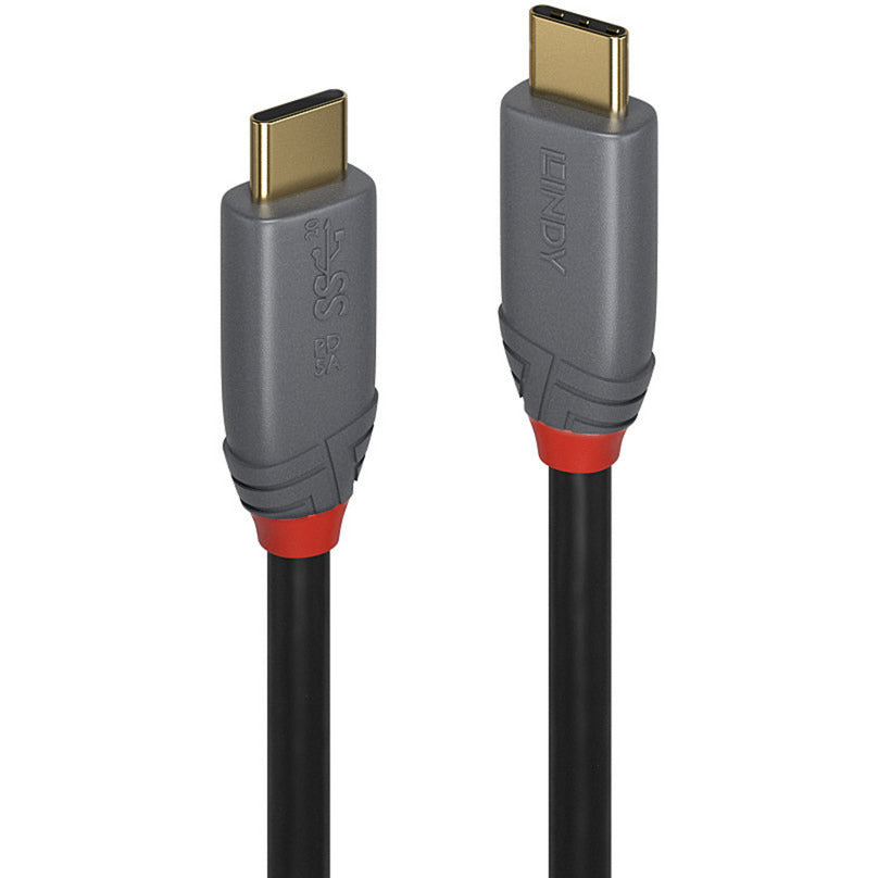 USB 3.2 Typ C Kabel, 5A PD, Anthra Line