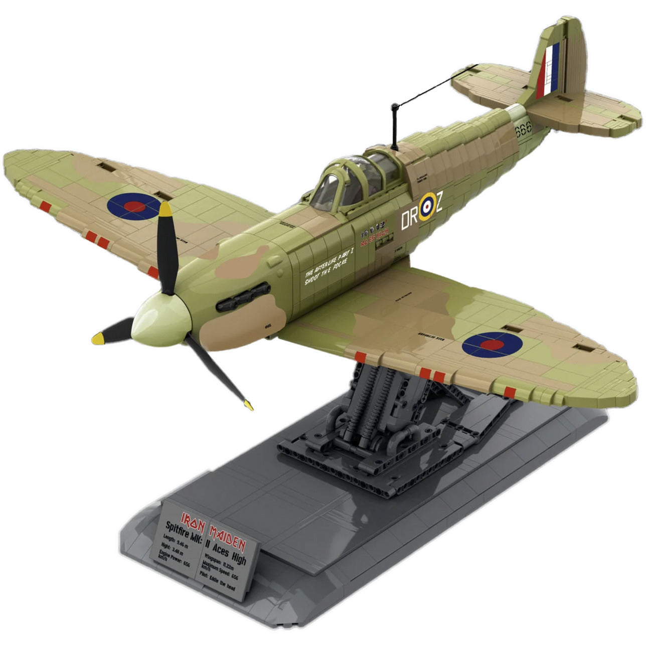 Iron Maiden Spitfire MK.II Aces High - Brick System, Konstruktionsspielzeug