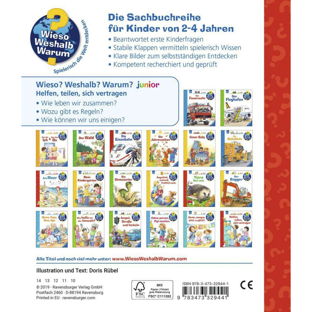 Wieso, Weshalb, Warum? junior Band 66 - Helfen, teilen, sich vertragen, Lernbuch