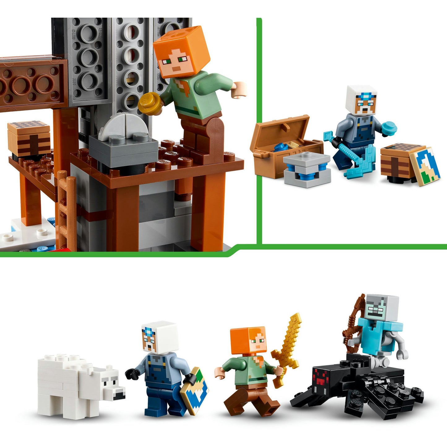 21277 Minecraft Die Spitzhackenmine, Konstruktionsspielzeug