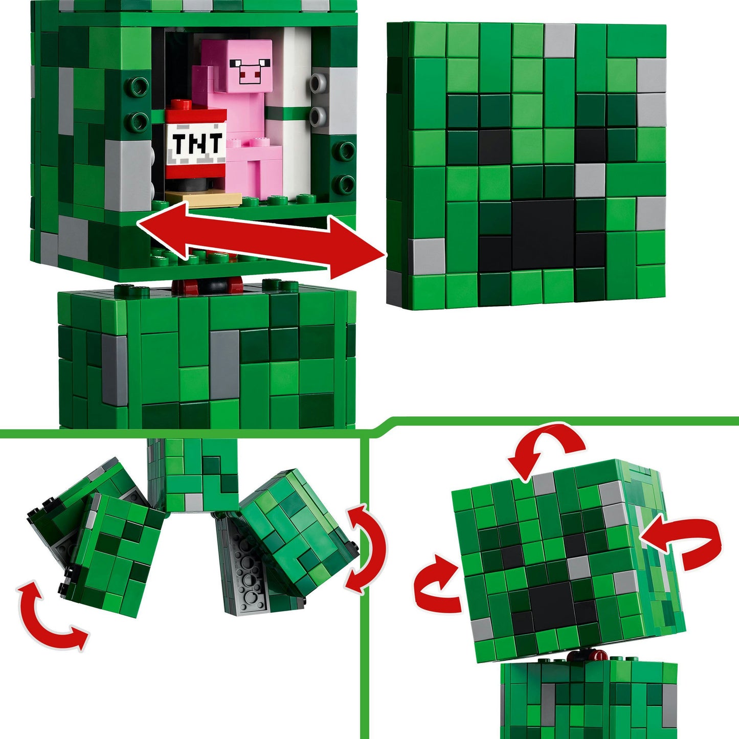21276 Minecraft Der Creeper, Konstruktionsspielzeug