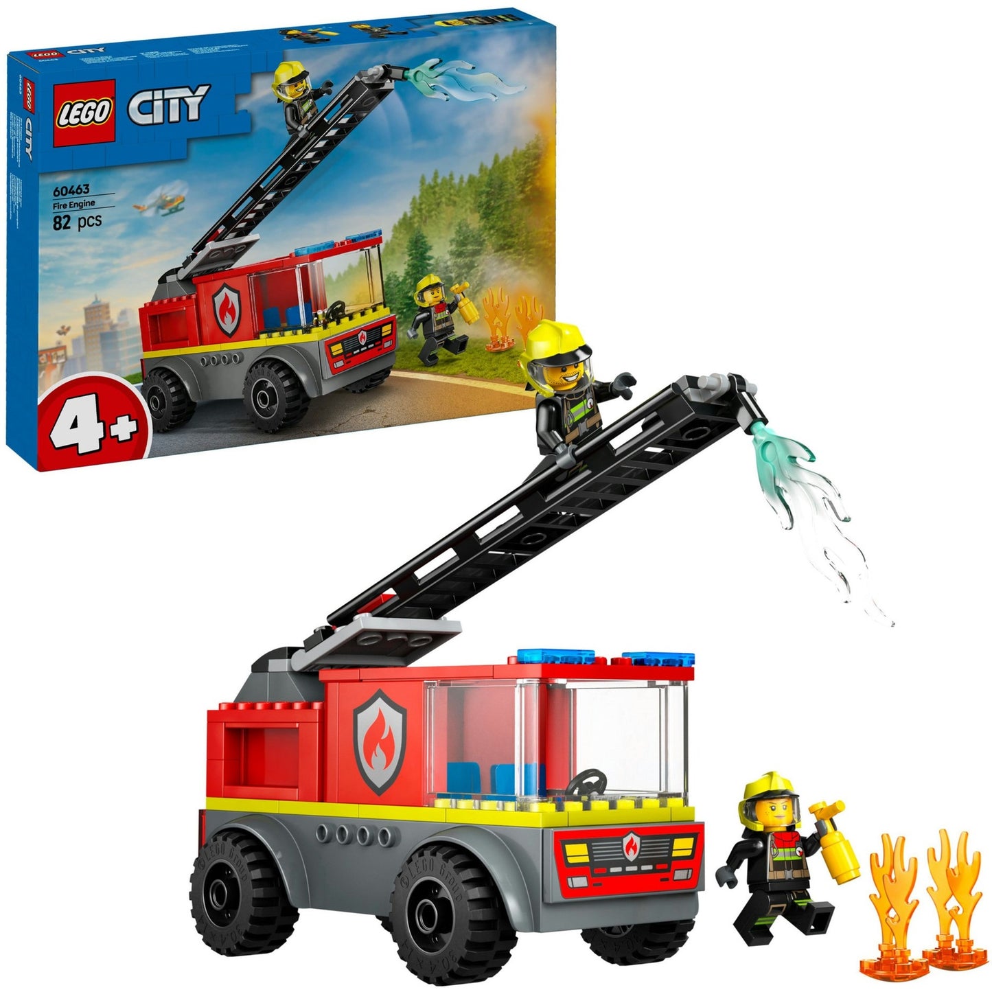 60463 City Feuerwehrleiterfahrzeug, Konstruktionsspielzeug