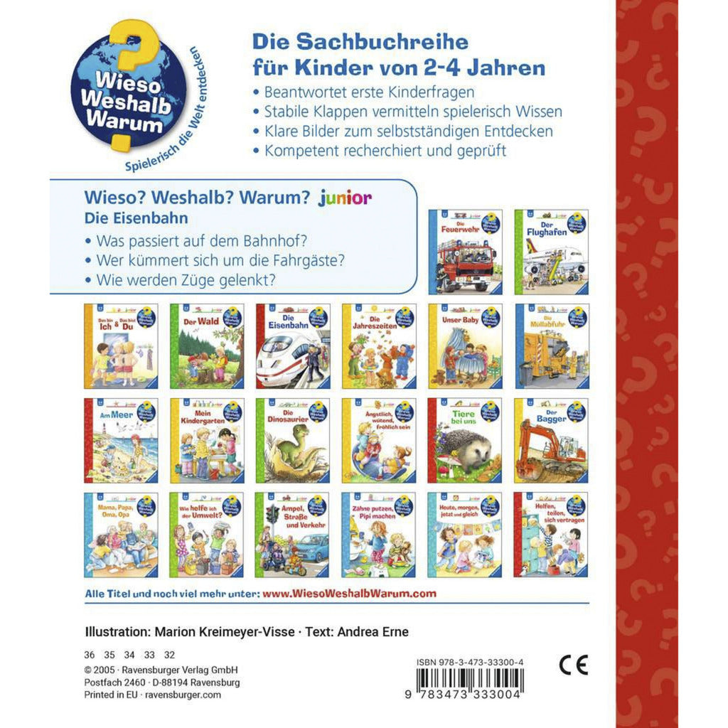 Wieso? Weshalb? Warum? junior Band 9 - Die Eisenbahn, Lernbuch