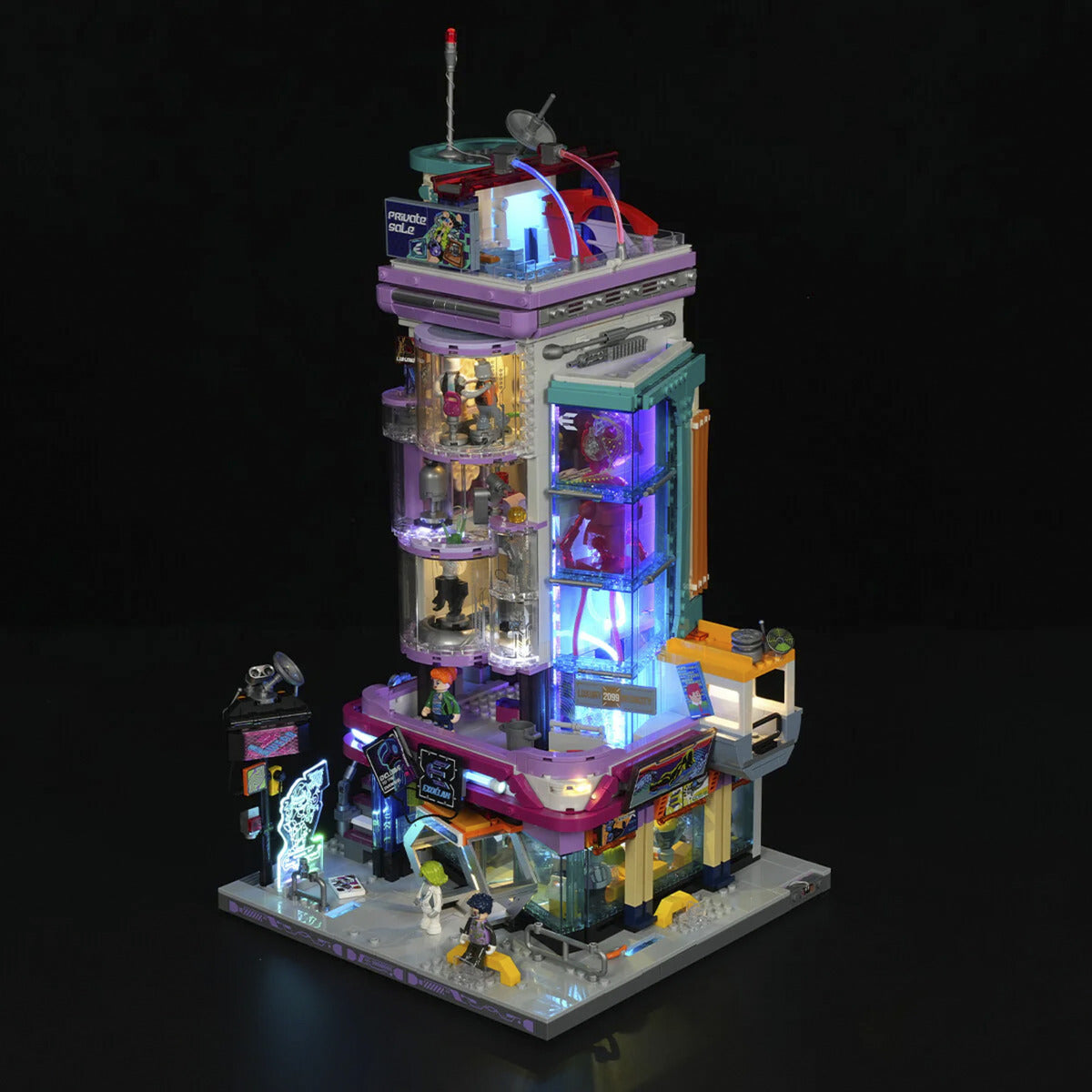 Cyberpunk Neoncity Cyber Couture Galleria, Konstruktionsspielzeug