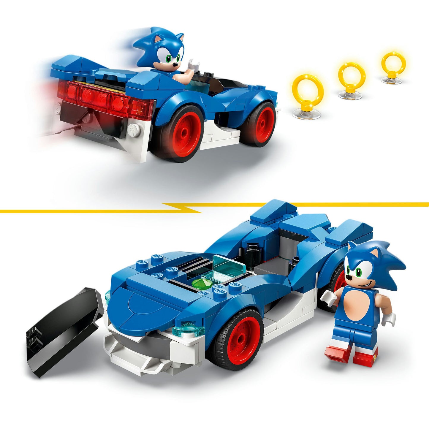 77117 Sonic the Hedgehog: Speedster Lightning, Konstruktionsspielzeug