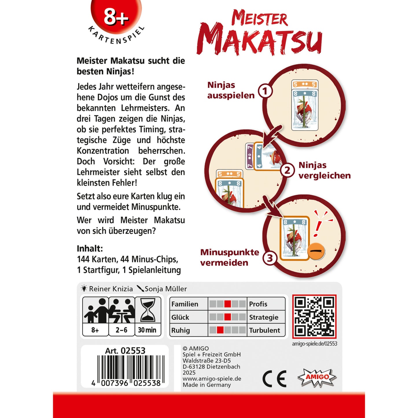 Meister Makatsu, Kartenspiel