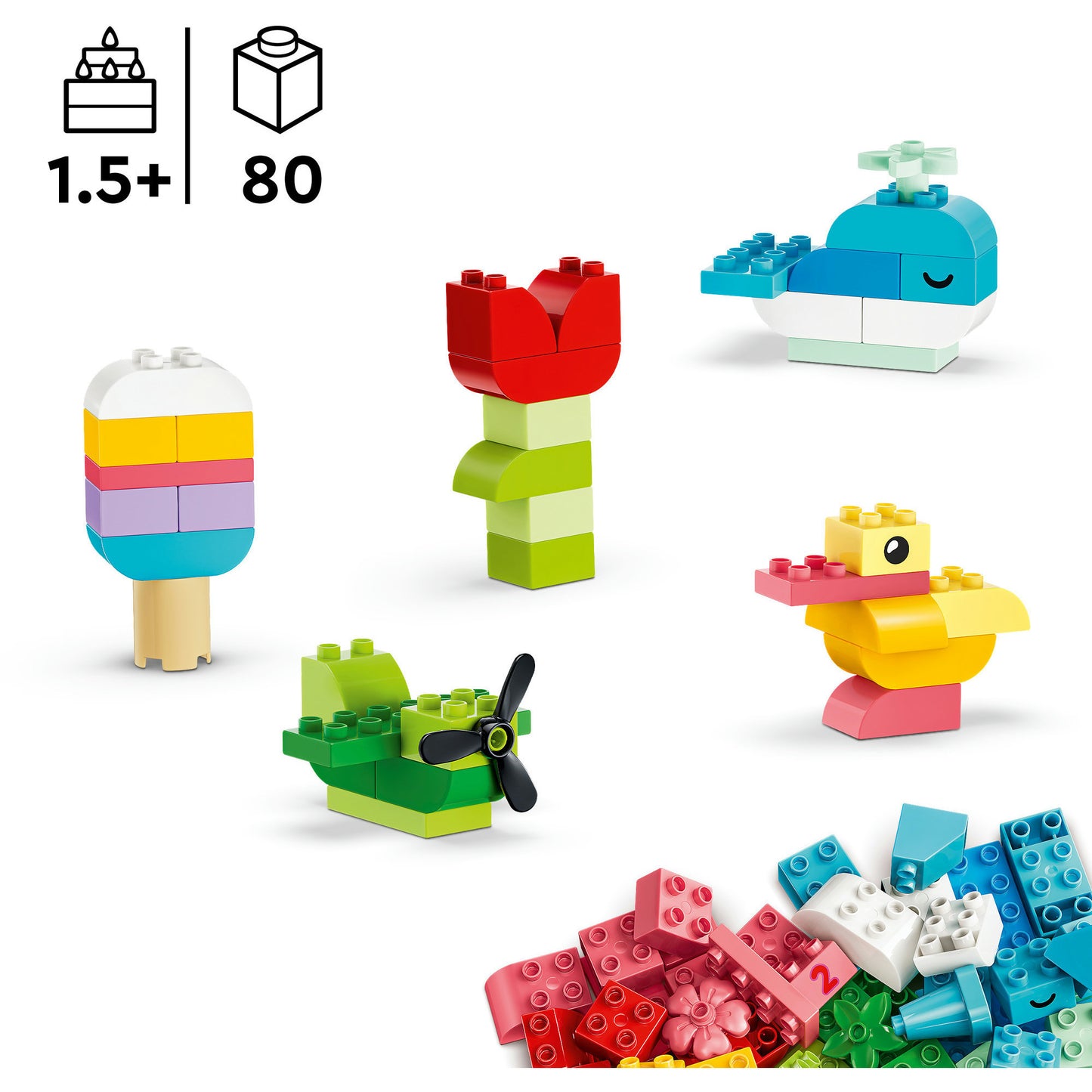 10479 DUPLO Classic Bunte Kreativbox, Konstruktionsspielzeug