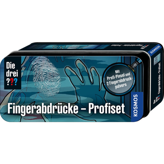 Kosmos Die drei ??? Fingerabdrücke-Profiset (XL-Dose mit Profi-Pinsel und 2 Fingerabdruckpulvern)