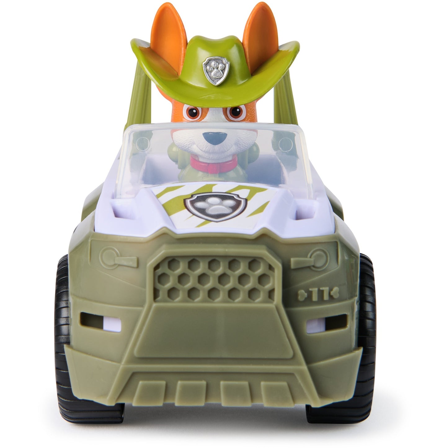 Paw Patrol - Dschungel Jeep mit Tracker Spielfigur, Spielfahrzeug
