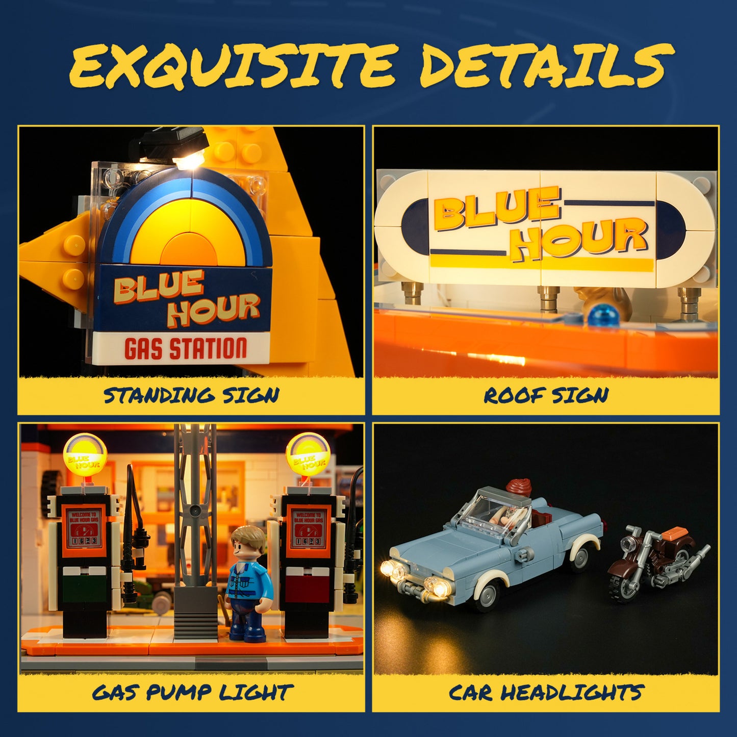 Tankstelle, Konstruktionsspielzeug