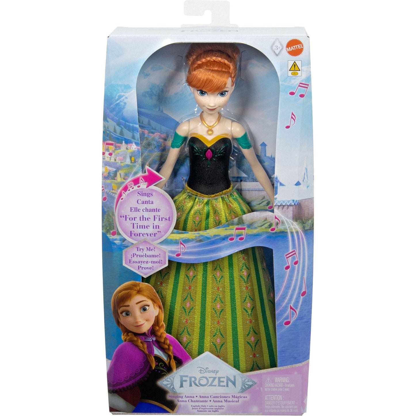 Disney Die Eiskönigin Singende Anna-Puppe singt Zum ersten Mal