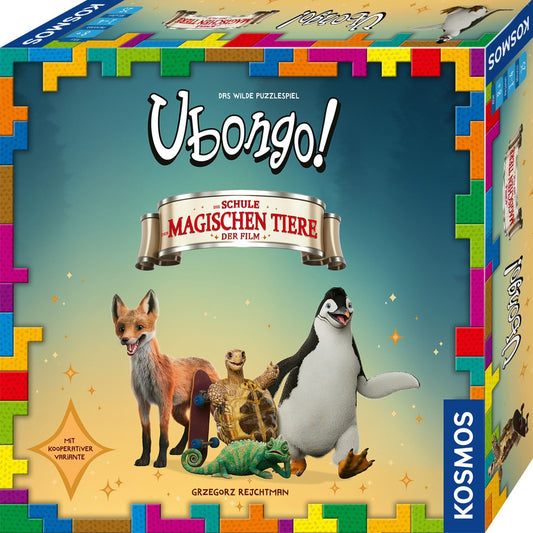 KOSMOS Ubongo Schule der magischen Tiere, Brettspiel