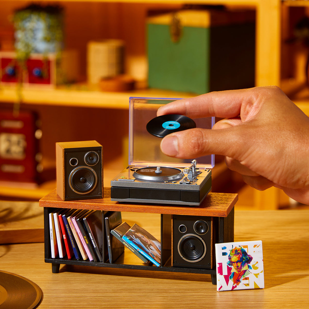 MGA's Miniverse - Real Music Record Player, Basteln