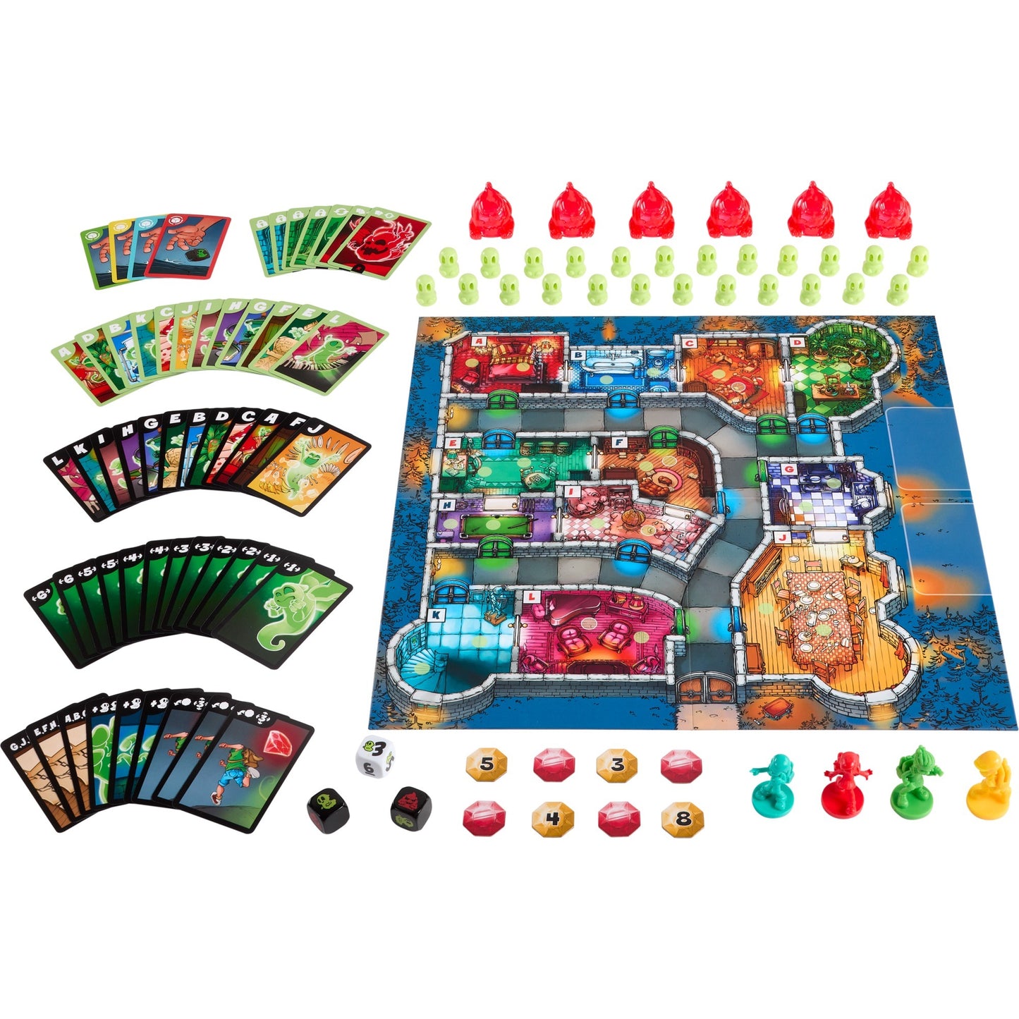 Mattel Games Geister, Geister, Schatzsuchmeister (Jubiläumsausgabe), Brettspiel