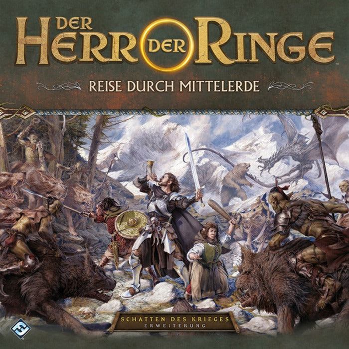 Asmodee Der Herr der Ringe - Reise durch Mittelerde: Schatten des Krieges, Brettspiel