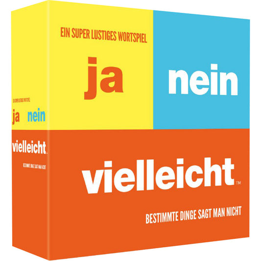 Ja nein vielleicht - Bestimmte Dinge sagt man nicht, Partyspiel