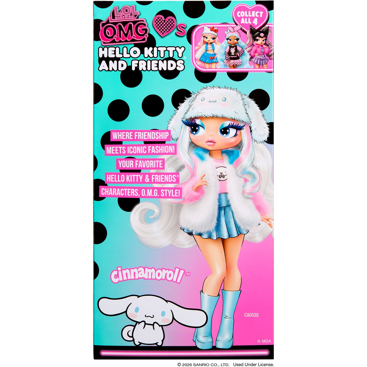 L.O.L. Surprise O.M.G. Loves Hello Kitty & Friends - Cinnamoroll, Puppe