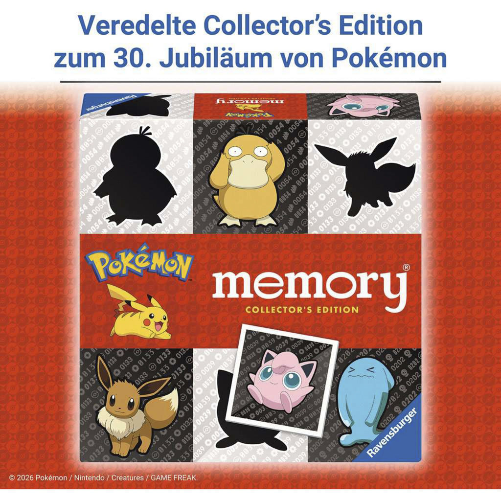 Collector's memory Pokémon, Gedächtnisspiel