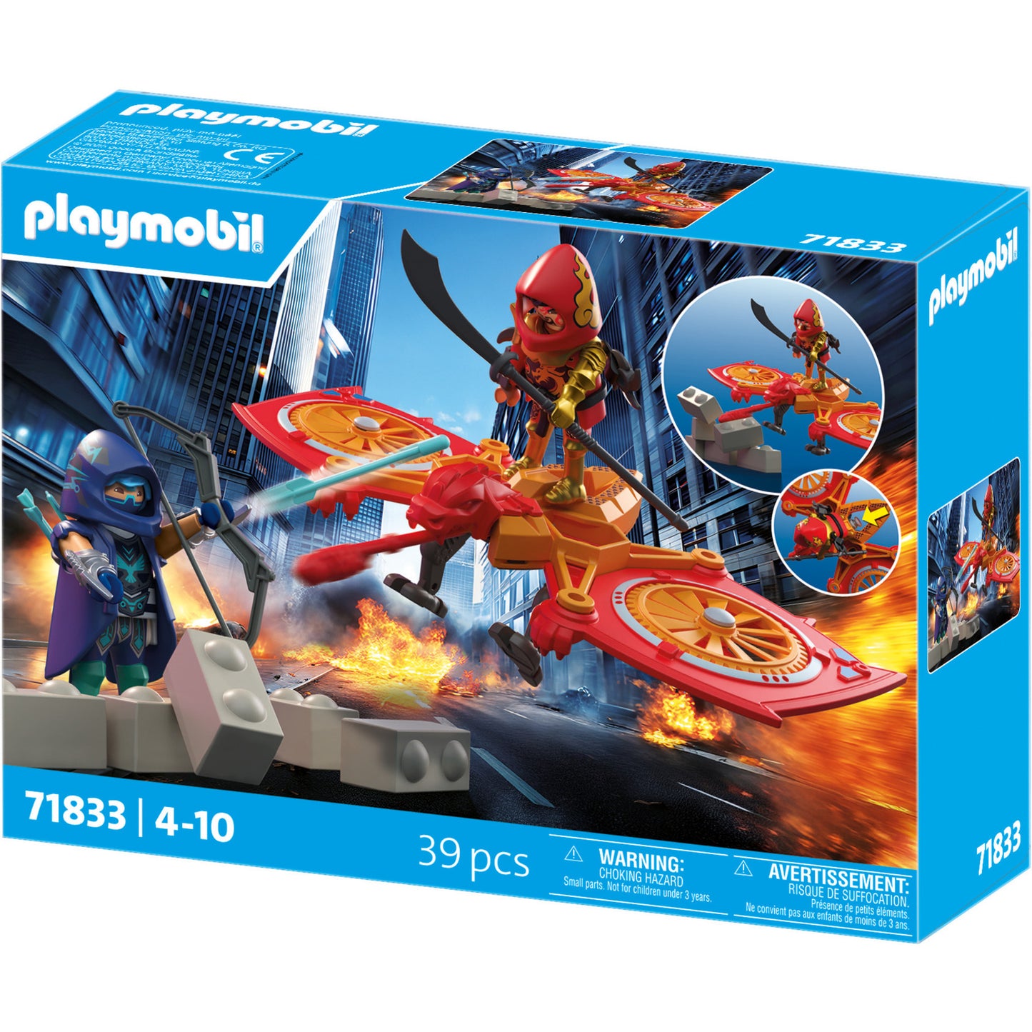 71833 Heroes: Helden-Drohne gegen bösen Ninja, Konstruktionsspielzeug