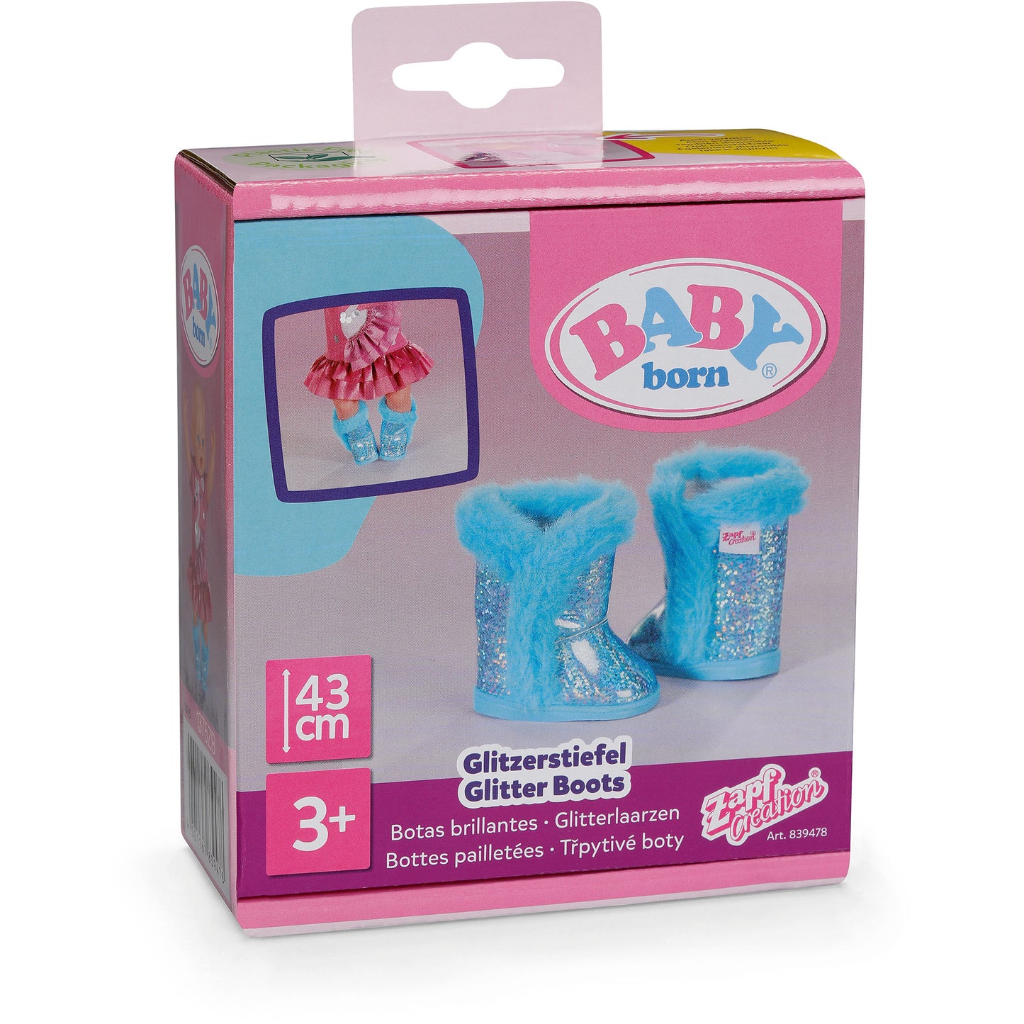 BABY born Glitzer Stiefel 2, Puppenzubehör