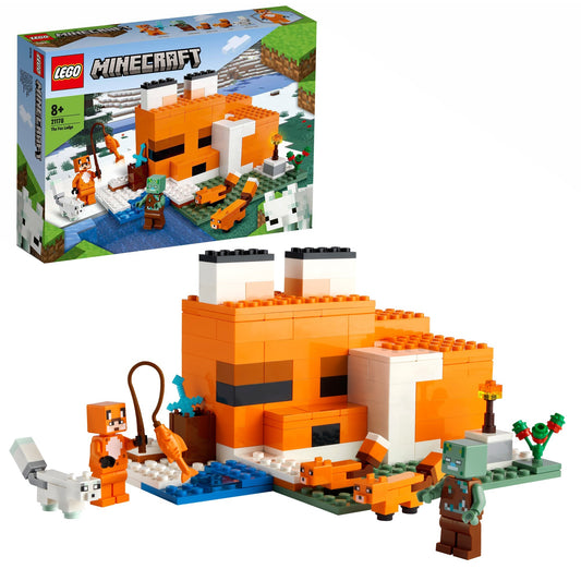 LEGO 21178 Minecraft Die Fuchs-Lodge, Konstruktionsspielzeug