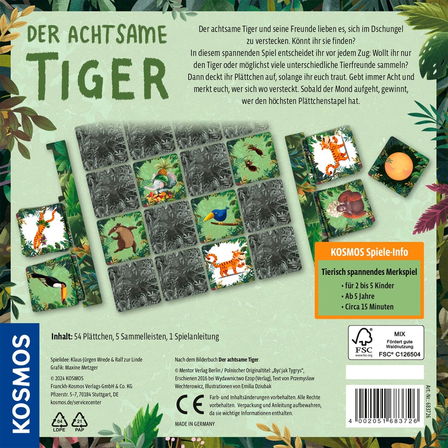 Kosmos Der achtsame Tiger