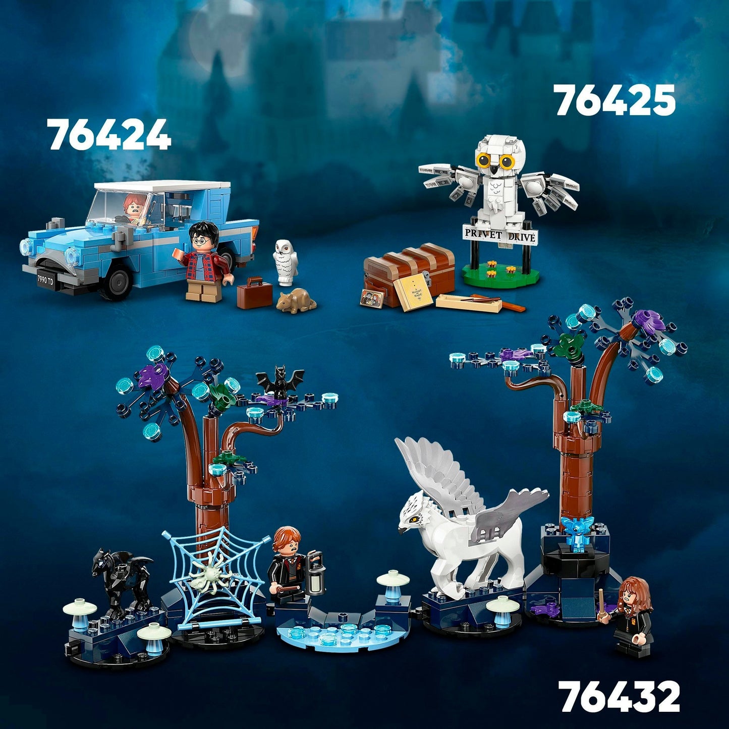 LEGO 76425 Harry Potter Hedwig im Ligusterweg, Konstruktionsspielzeug