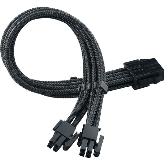 Silverstone Technology Strom-Verlängerungskabel SST-PP07E-EPS8B (schwarz, 30cm)