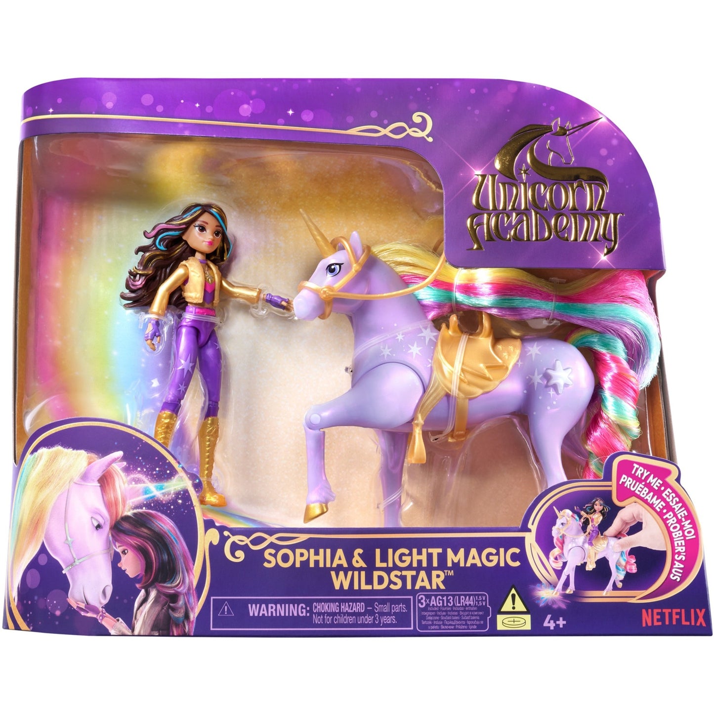 Spinmaster Unicorn Academy - Licht-Magie Wildstar und Sophia