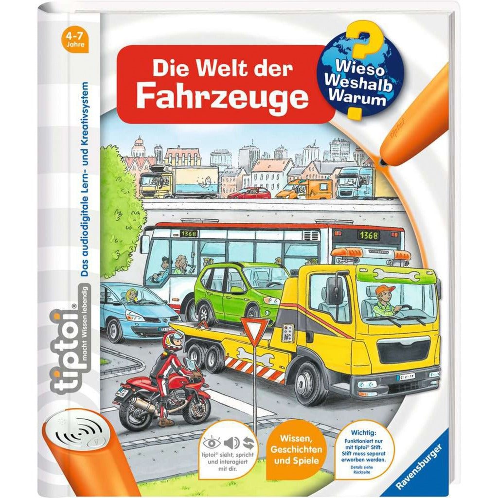 Ravensburger tiptoi Wieso? Weshalb? Warum? Die Welt der Fahrzeuge